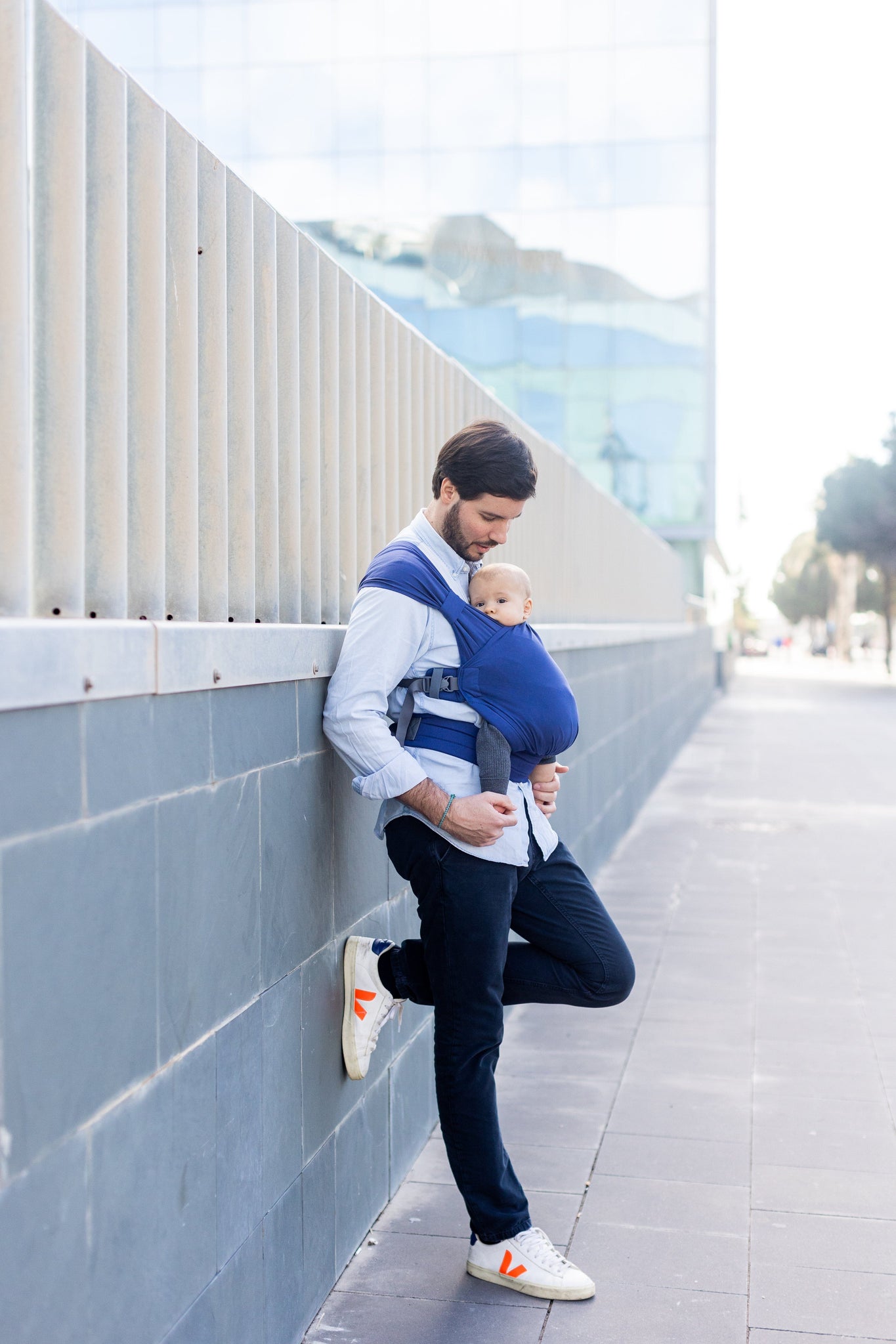 Boba Bliss Baby Carrier in Navy Blue