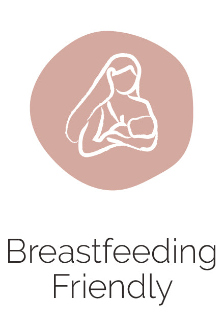 Icon with a breastfeeding woman.