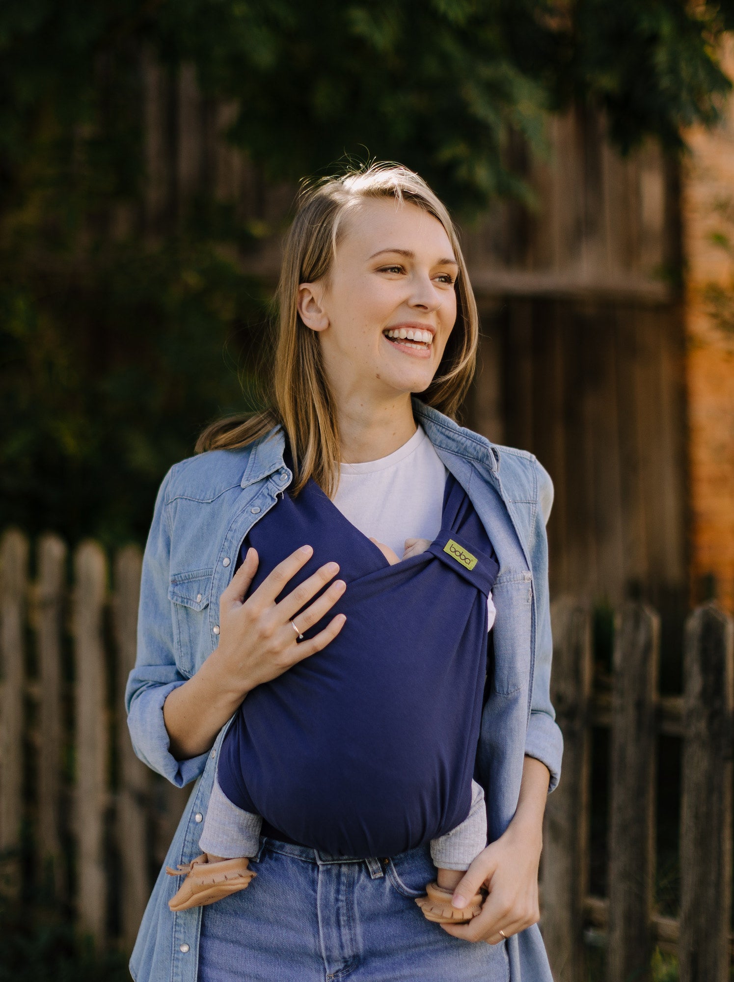 Boba Bliss Baby Carrier in Navy Blue