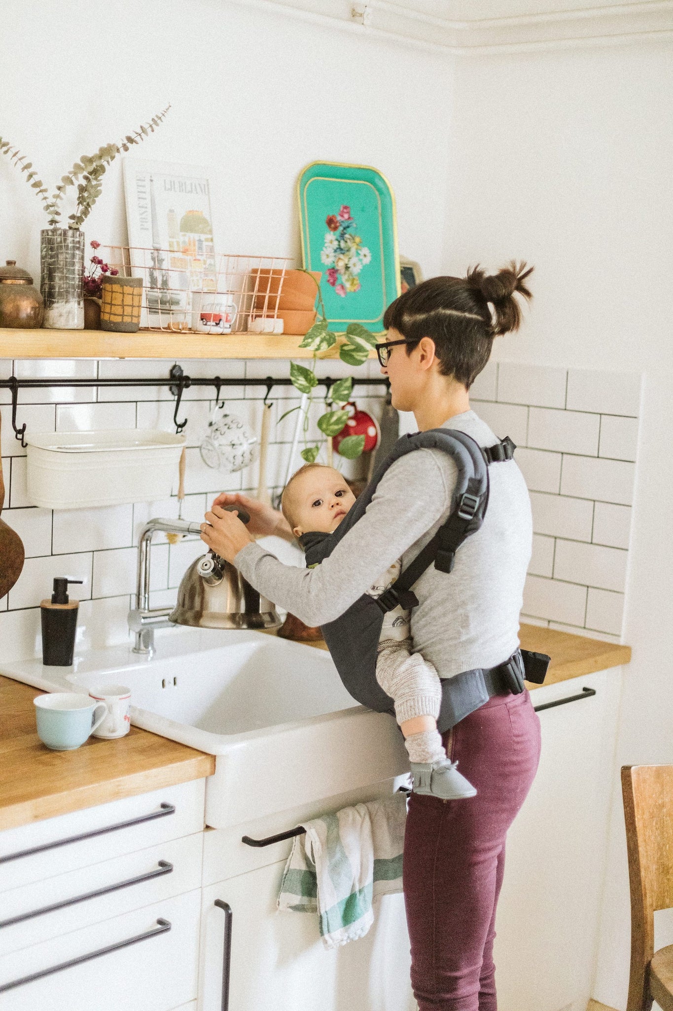 Boba Classic Baby Carrier Organic Midnight
